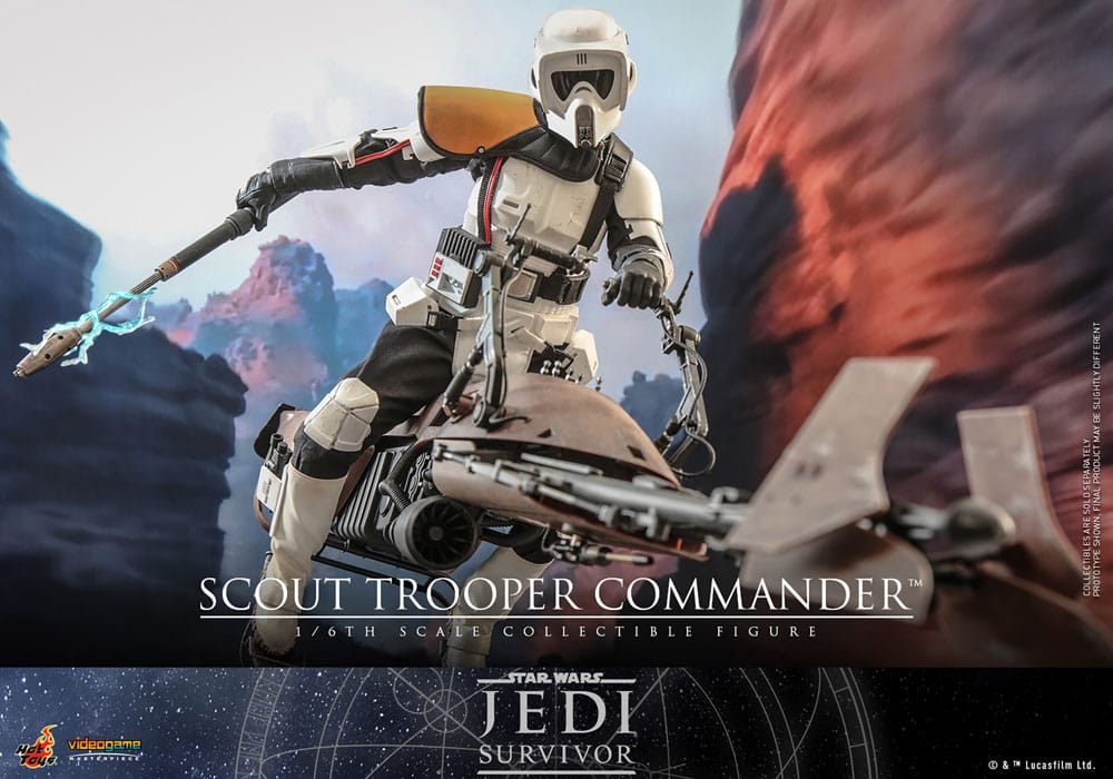 Star Wars: Jedi Survivor Videogioco Capolavoro Action Figure 1/6 Scout Trooper Commander 30 cm