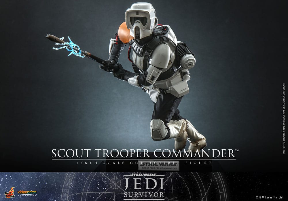 Star Wars: Jedi Survivor Videogioco Capolavoro Action Figure 1/6 Scout Trooper Commander 30 cm