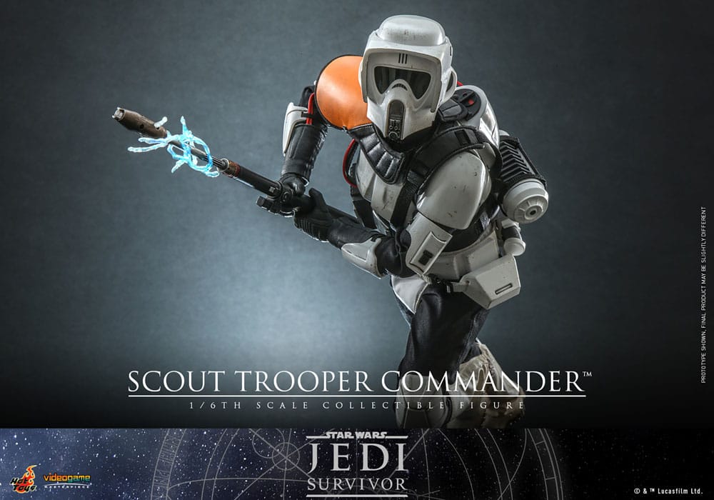 Star Wars: Jedi Survivor Videogioco Capolavoro Action Figure 1/6 Scout Trooper Commander 30 cm