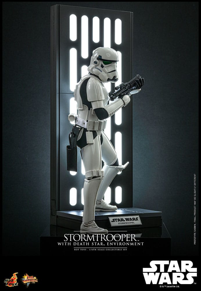 Star Wars Movie Masterpiece Action Figure 1/6 Stormtrooper con Death Star Environment 30 cm