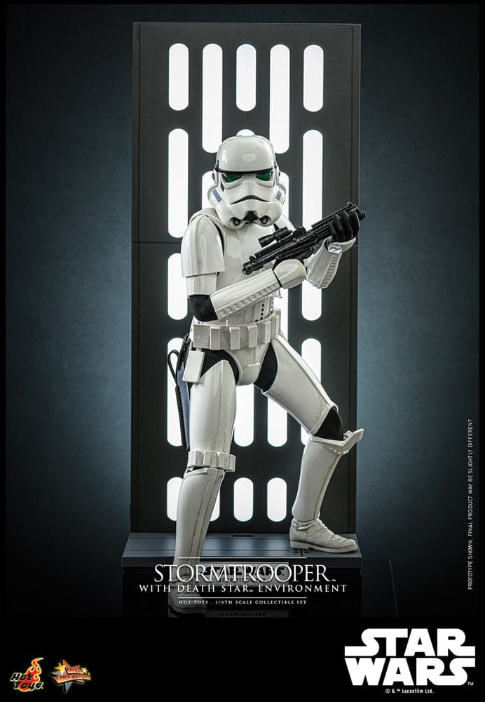 Star Wars Movie Masterpiece Action Figure 1/6 Stormtrooper con Death Star Environment 30 cm