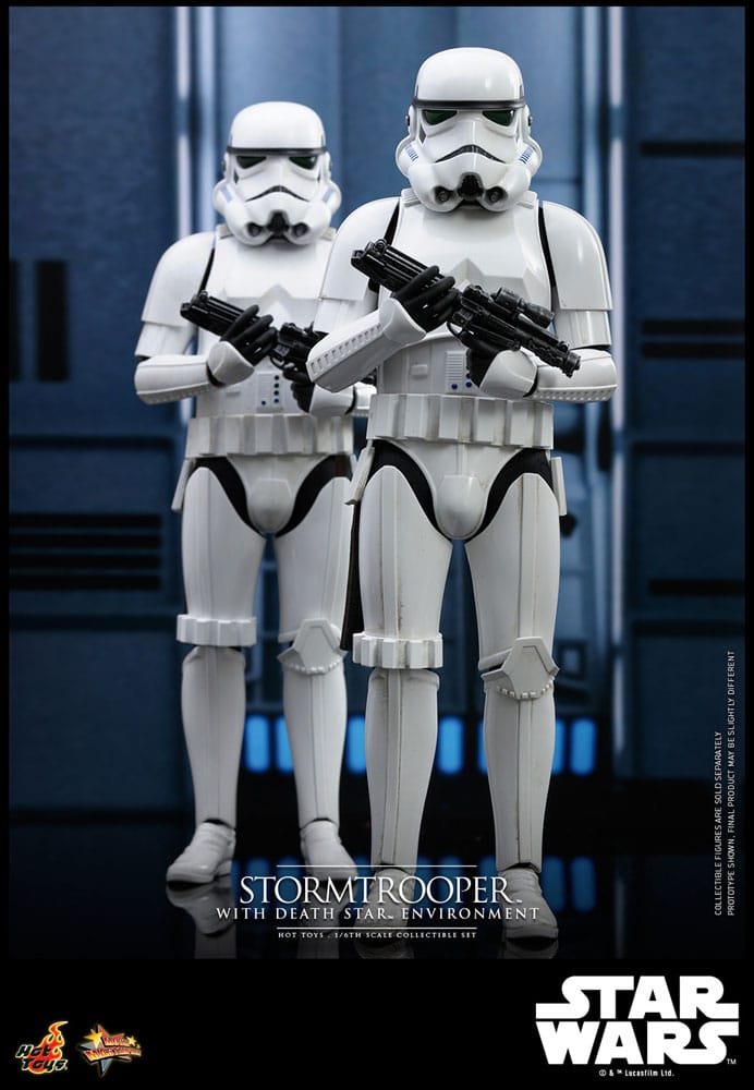 Star Wars Movie Masterpiece Action Figure 1/6 Stormtrooper con Death Star Environment 30 cm