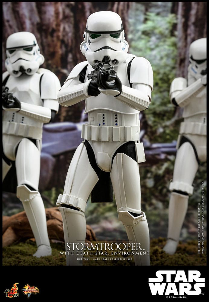 Star Wars Movie Masterpiece Action Figure 1/6 Stormtrooper con Death Star Environment 30 cm