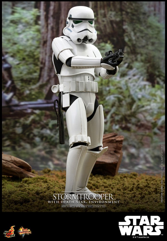 Star Wars Movie Masterpiece Action Figure 1/6 Stormtrooper con Death Star Environment 30 cm