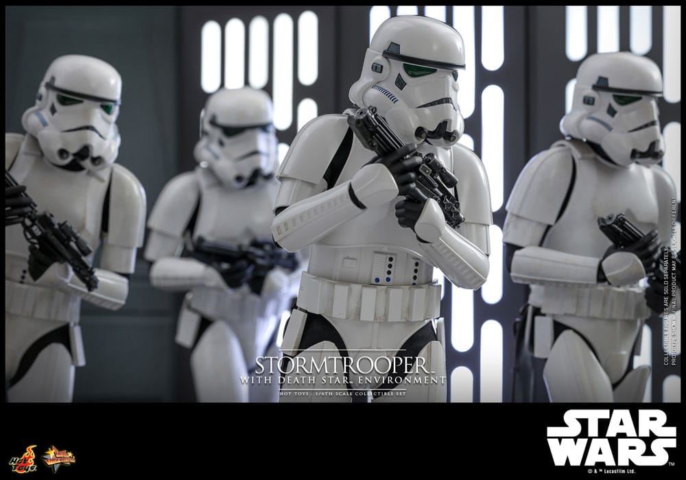 Star Wars Movie Masterpiece Action Figure 1/6 Stormtrooper con Death Star Environment 30 cm