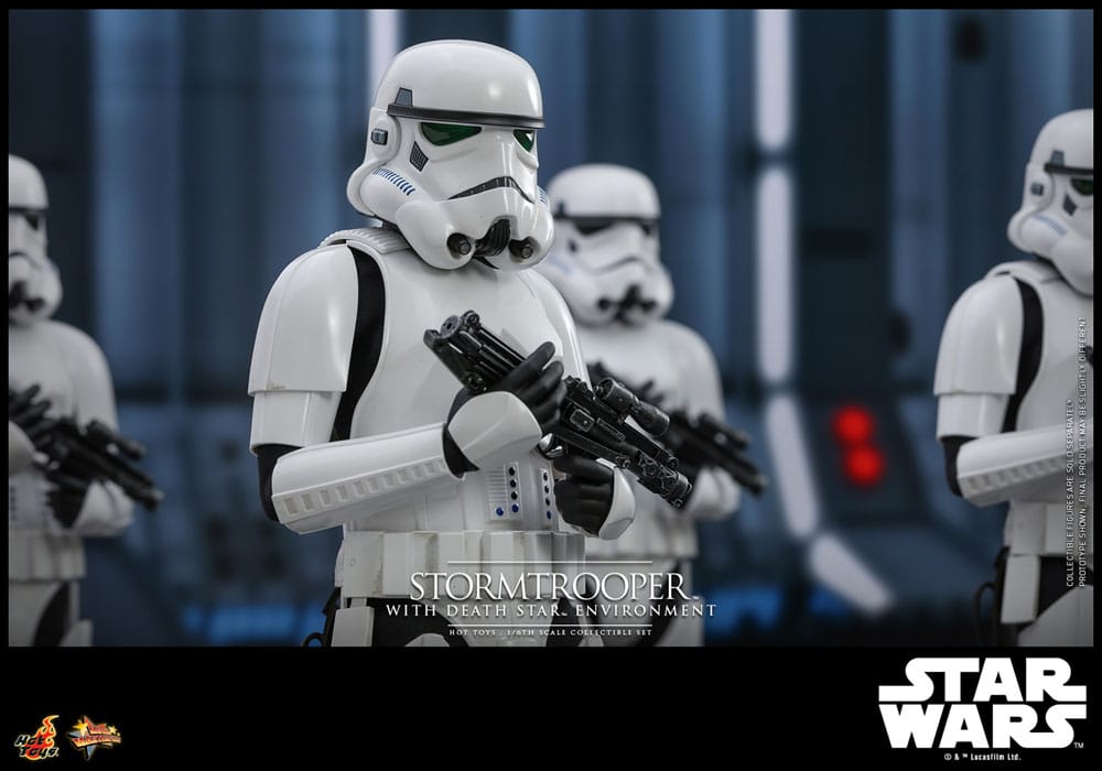 Star Wars Movie Masterpiece Action Figure 1/6 Stormtrooper con Death Star Environment 30 cm