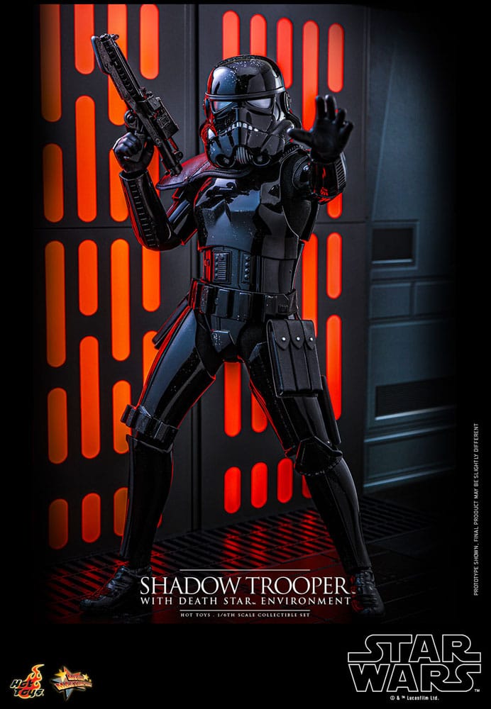 Star Wars Movie Masterpiece Action Figure 1/6 Shadow Trooper con Death Star Environment 30 cm