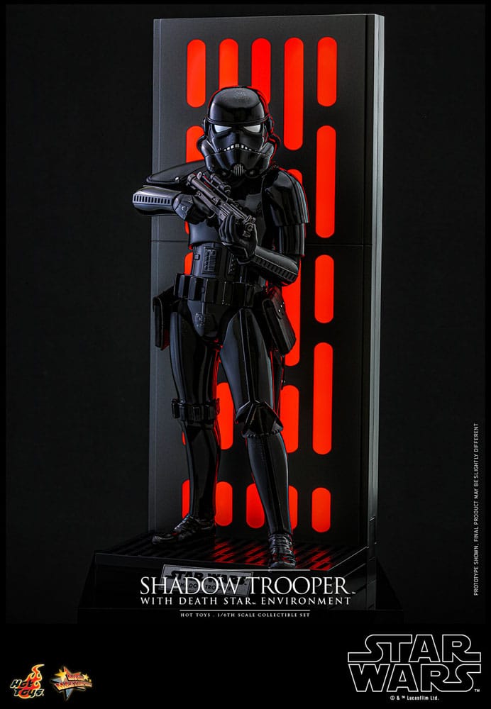 Star Wars Movie Masterpiece Action Figure 1/6 Shadow Trooper con Death Star Environment 30 cm