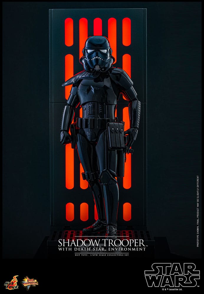 Star Wars Movie Masterpiece Action Figure 1/6 Shadow Trooper con Death Star Environment 30 cm