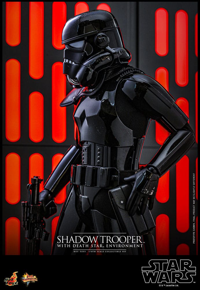 Star Wars Movie Masterpiece Action Figure 1/6 Shadow Trooper con Death Star Environment 30 cm
