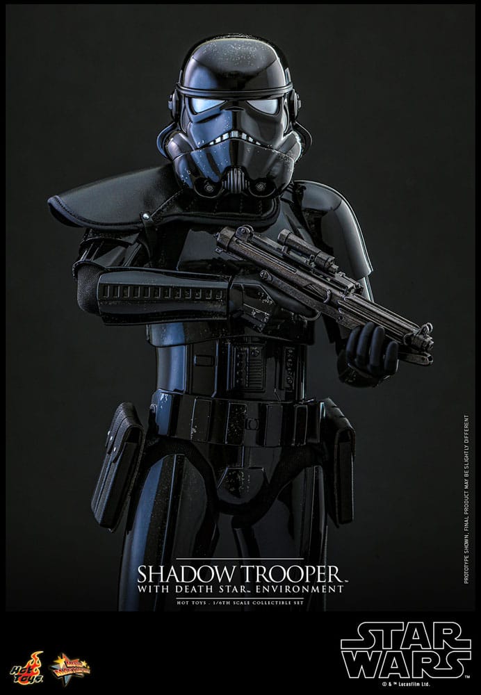 Star Wars Movie Masterpiece Action Figure 1/6 Shadow Trooper con Death Star Environment 30 cm