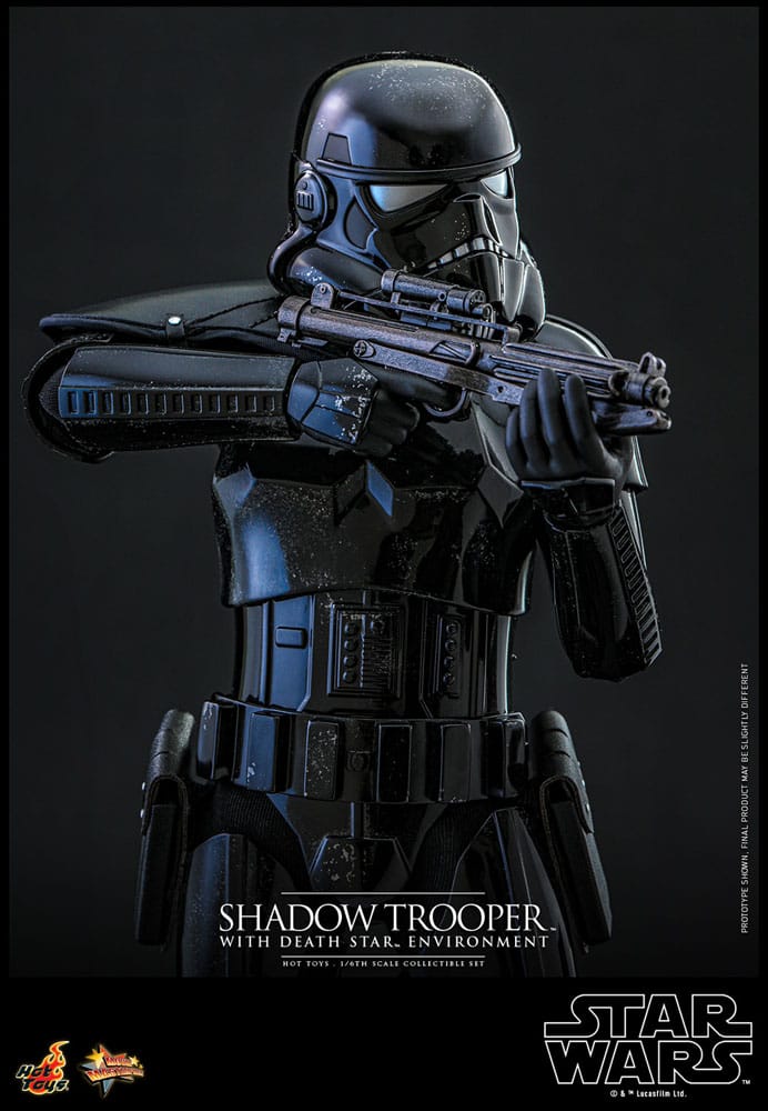Star Wars Movie Masterpiece Action Figure 1/6 Shadow Trooper con Death Star Environment 30 cm