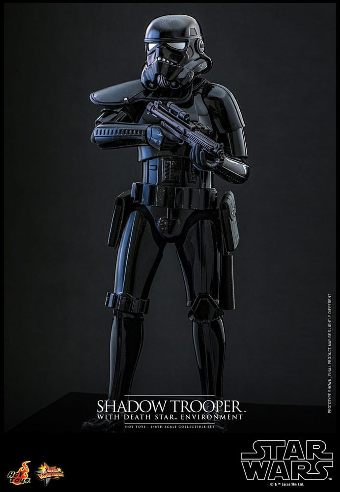 Star Wars Movie Masterpiece Action Figure 1/6 Shadow Trooper con Death Star Environment 30 cm