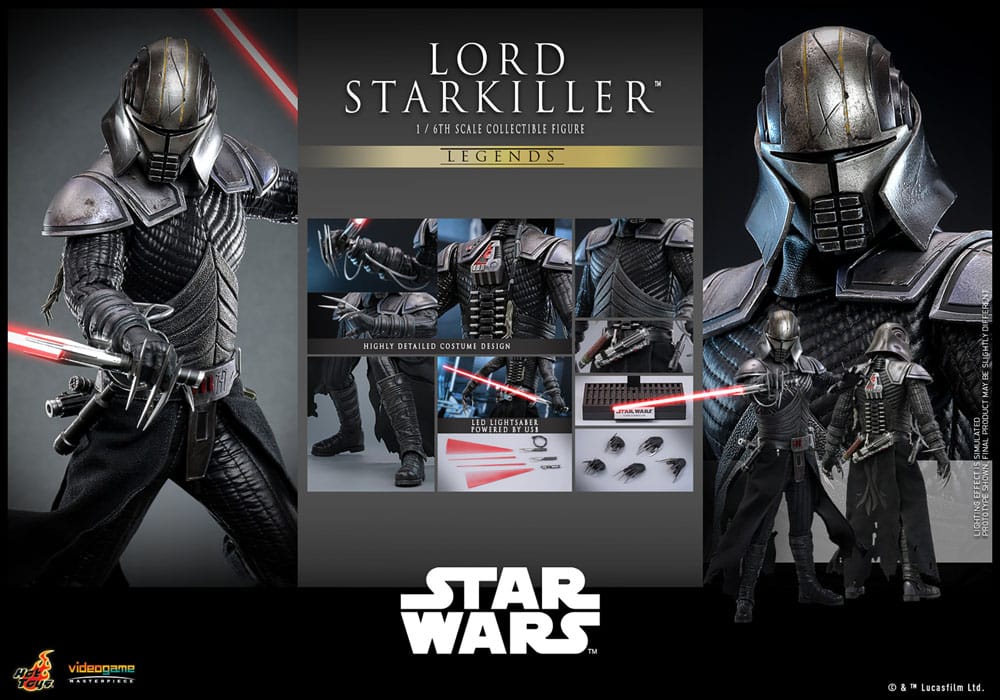 Star Wars Legends Videogioco Capolavoro Action Figure 1/6 Lord Starkiller 31 cm