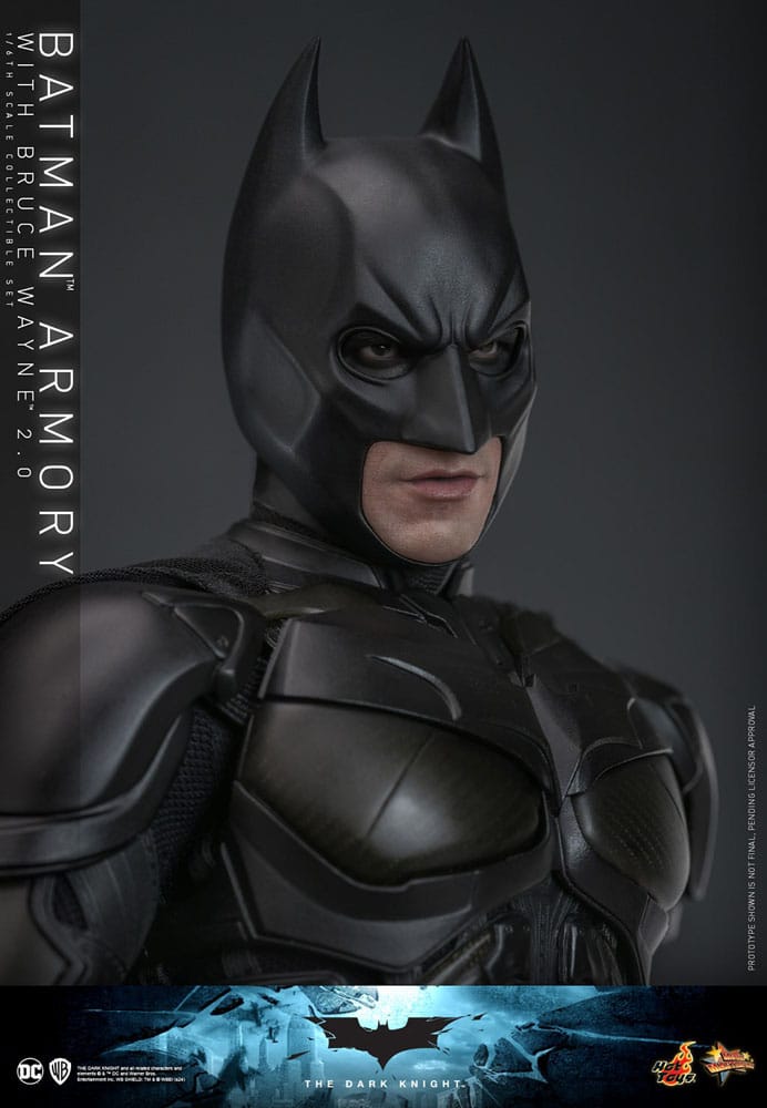 The Dark Knight Movie Masterpiece Action Figures & Diorama 1/6 Batman Armory with Bruce Wayne (2.0) 30 cm