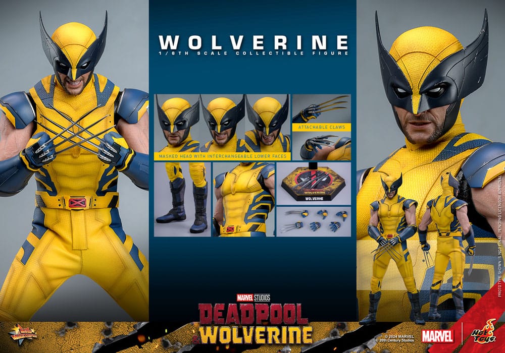 Deadpool e Wolverine - Capolavoro del film Action Figure 1/6 Wolverine 31 cm