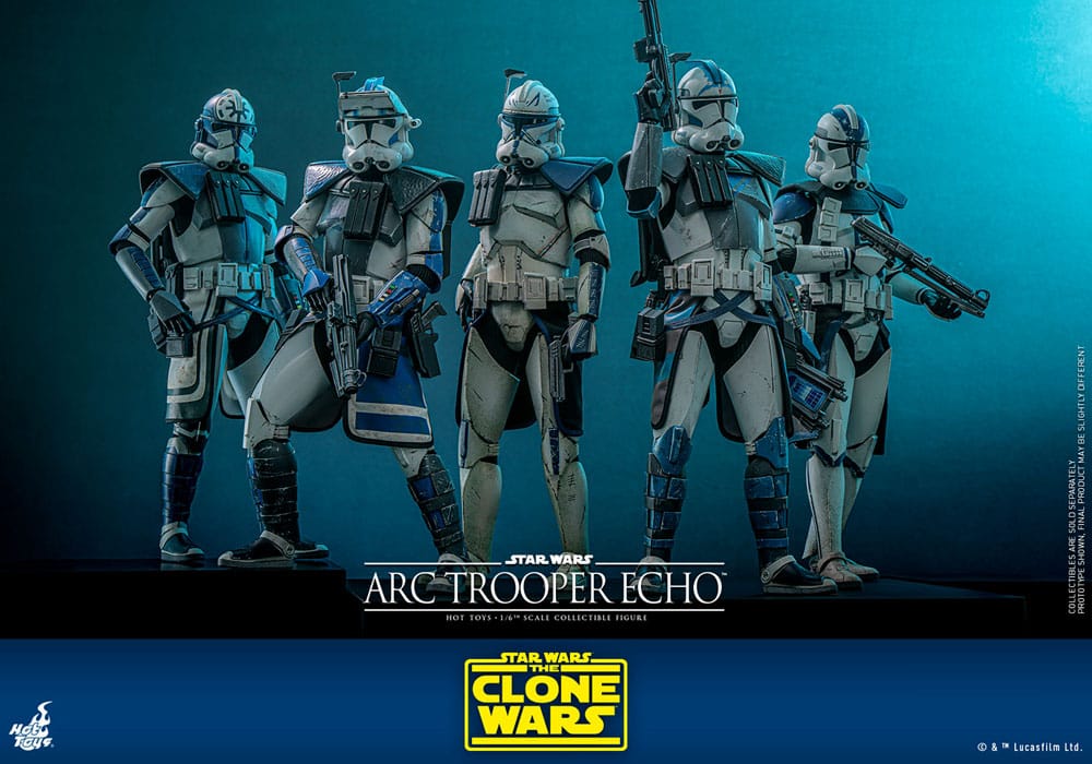Star Wars: The Clone Wars Action Figure 1/6 Arc Trooper Echo 30 cm