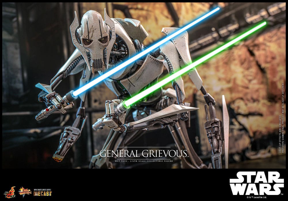 Star Wars Movie Masterpiece Diecast Action Figure 1/6 Generale Grievous 42 cm