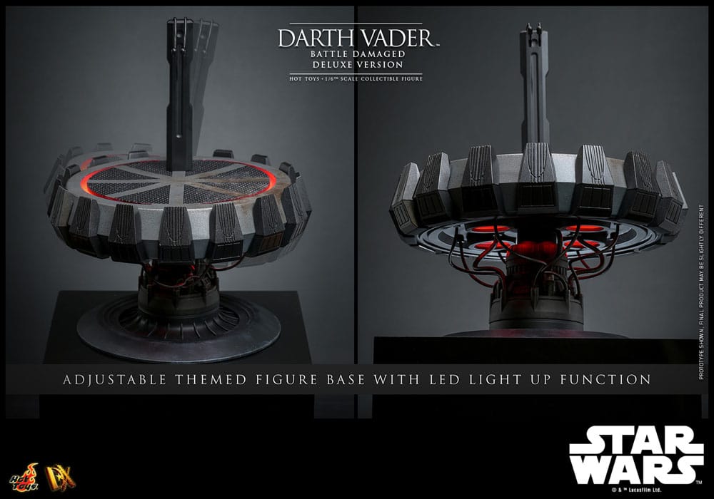 Star Wars Action Figure 1/6 Darth Vader (Battle Damaged) Versione Deluxe 35 cm