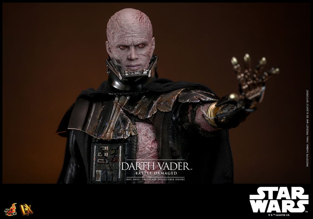 Star Wars Action Figure 1/6 Darth Vader (Danneggiato dalla battaglia) 35 cm