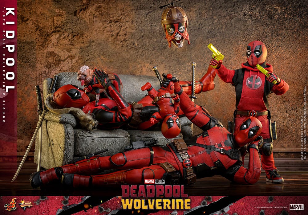 Deadpool & Wolverine Movie Masterpiece Action Figure 1/6 Kidpool 22 cm