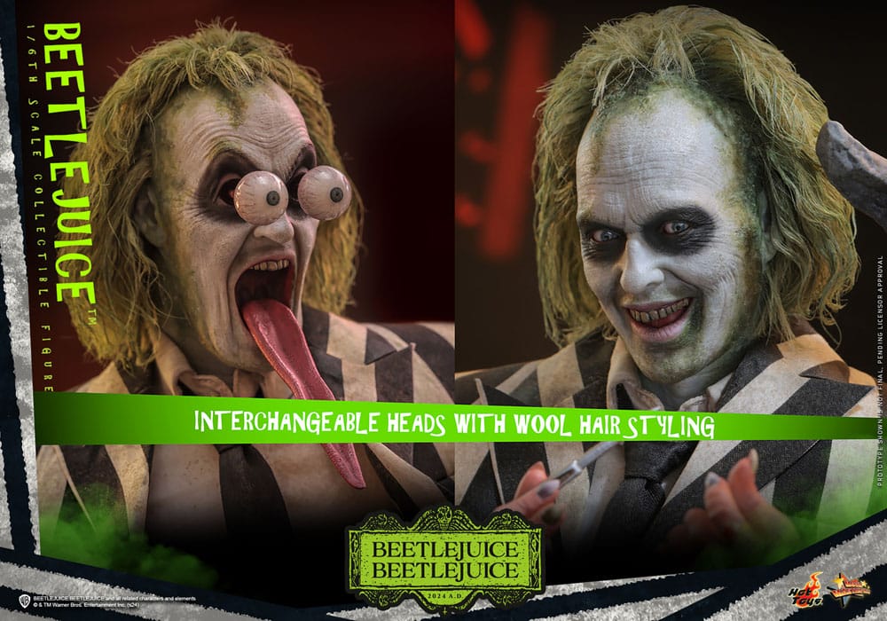 Beetlejuice Beetlejuice Capolavoro del film Action Figure 1/6 Beetlejuice 30 cm