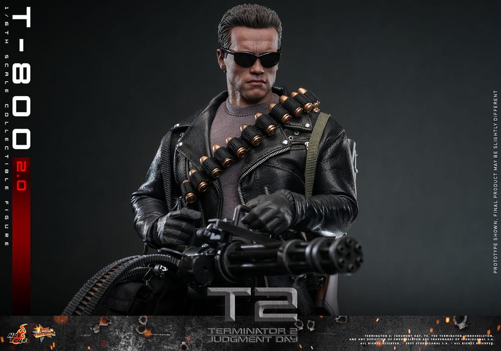 Terminator 2 Movie Masterpiece Action Figure 1/6 T-800 2.0 32 cm