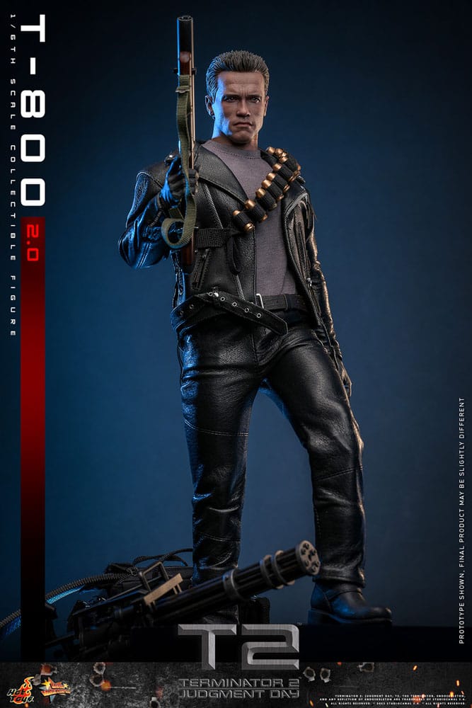 Terminator 2 Movie Masterpiece Action Figure 1/6 T-800 2.0 32 cm