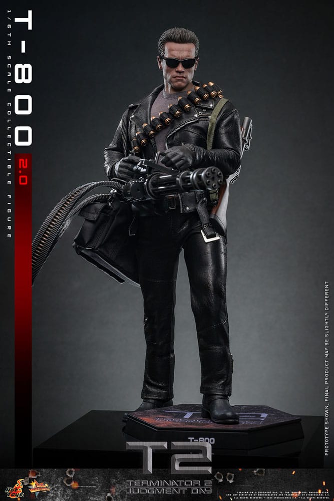 Terminator 2 Movie Masterpiece Action Figure 1/6 T-800 2.0 32 cm