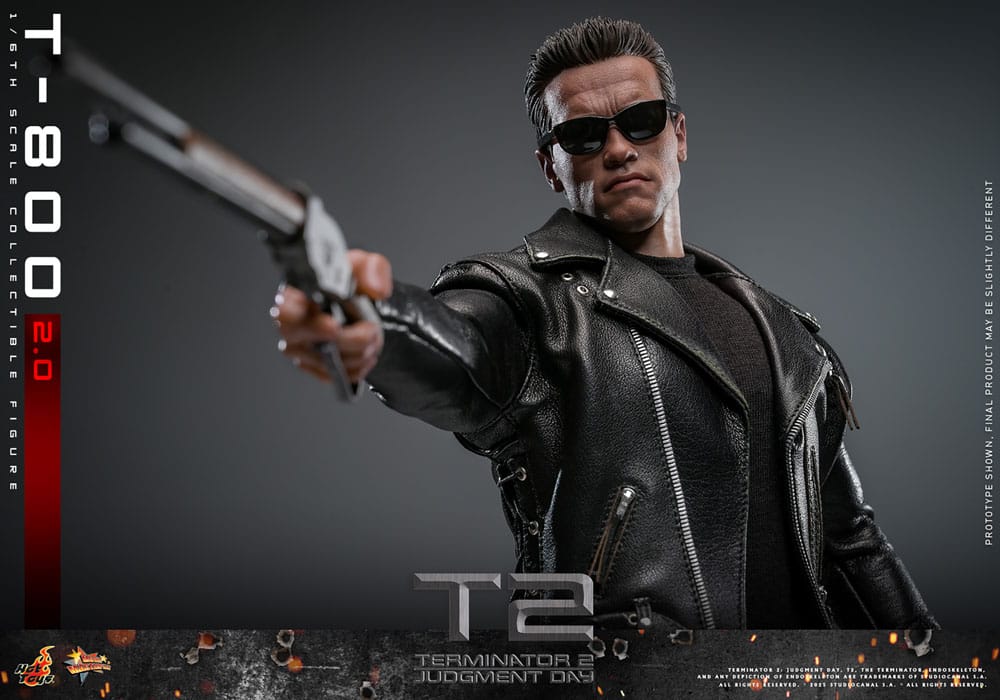 Terminator 2 Movie Masterpiece Action Figure 1/6 T-800 2.0 32 cm