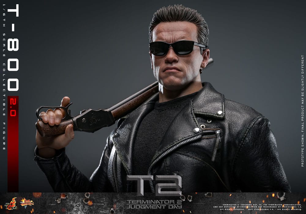 Terminator 2 Movie Masterpiece Action Figure 1/6 T-800 2.0 32 cm