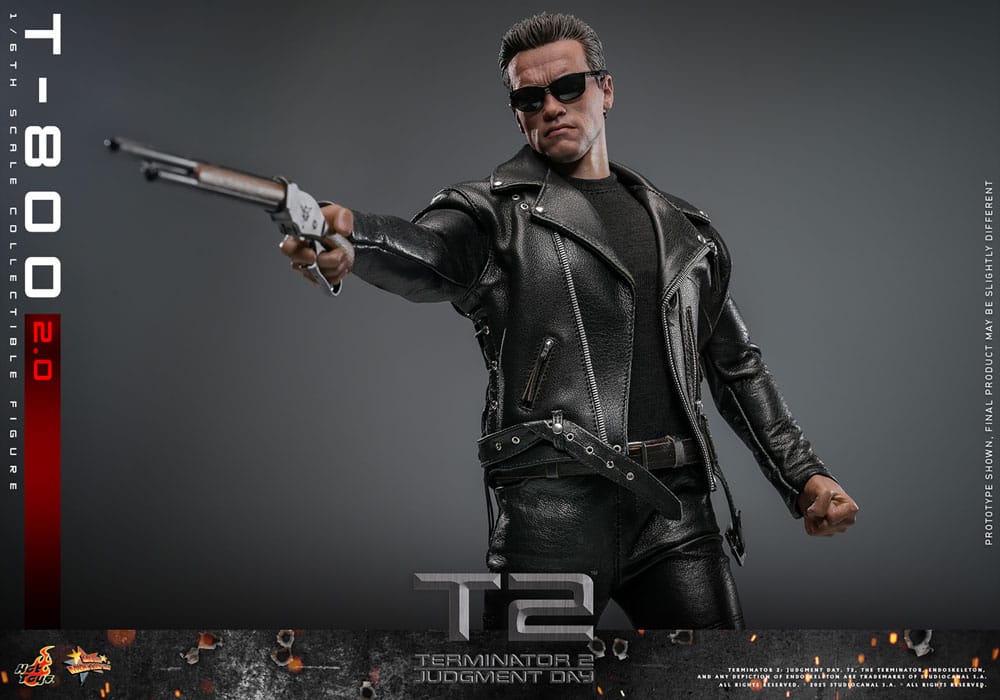 Terminator 2 Movie Masterpiece Action Figure 1/6 T-800 2.0 32 cm