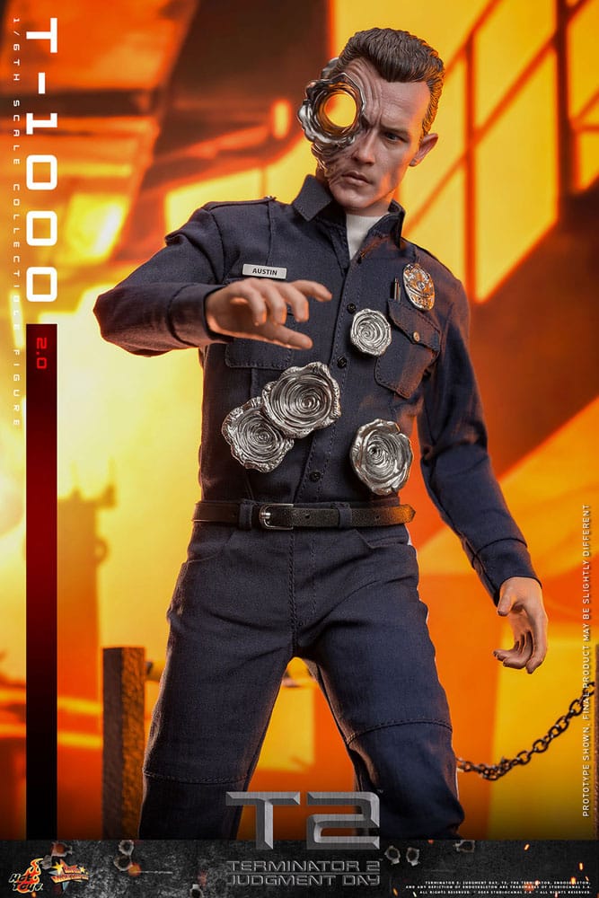 Terminator 2 Capolavoro del film Action Figure 1/6 T-1000 (2.0) 31 cm