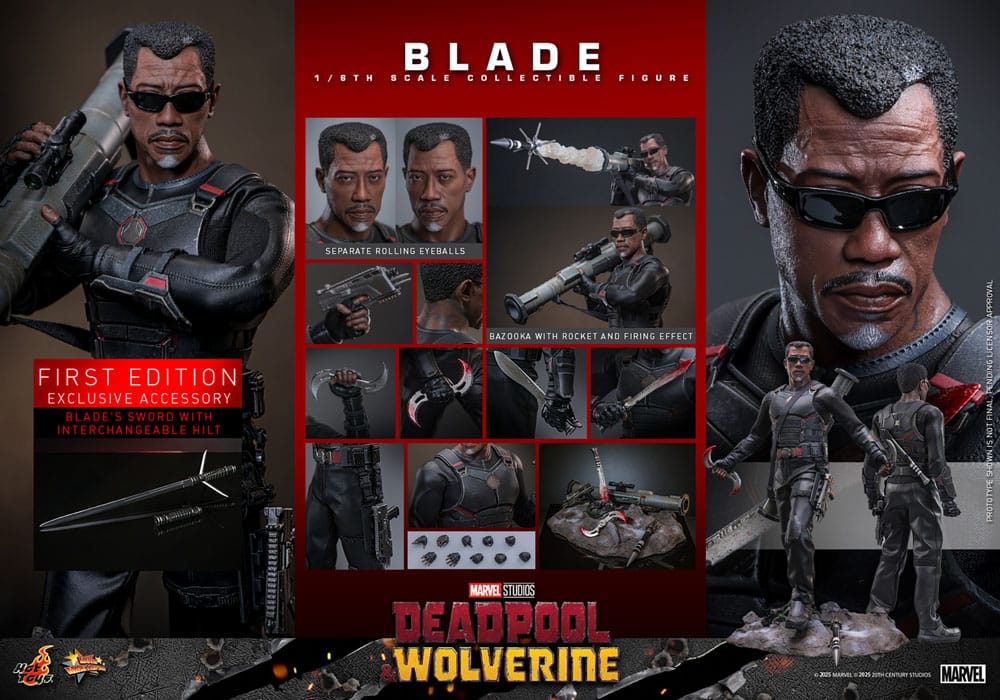 Deadpool e Wolverine - Action figure capolavoro del film 1/6 Blade 30 cm