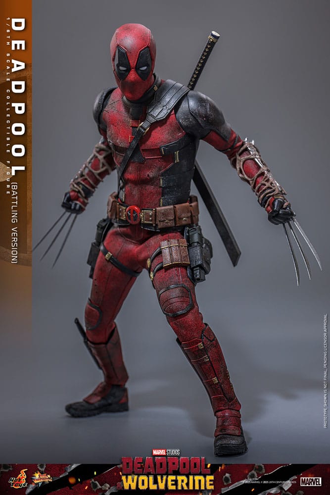 Deadpool & Wolverine Movie Masterpiece Action Figure 1/6 Deadpool (Battling Version) 31 cm