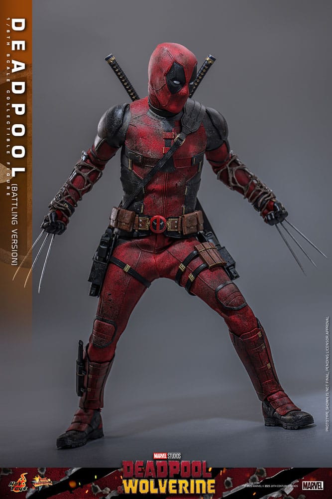Deadpool & Wolverine Movie Masterpiece Action Figure 1/6 Deadpool (Battling Version) 31 cm