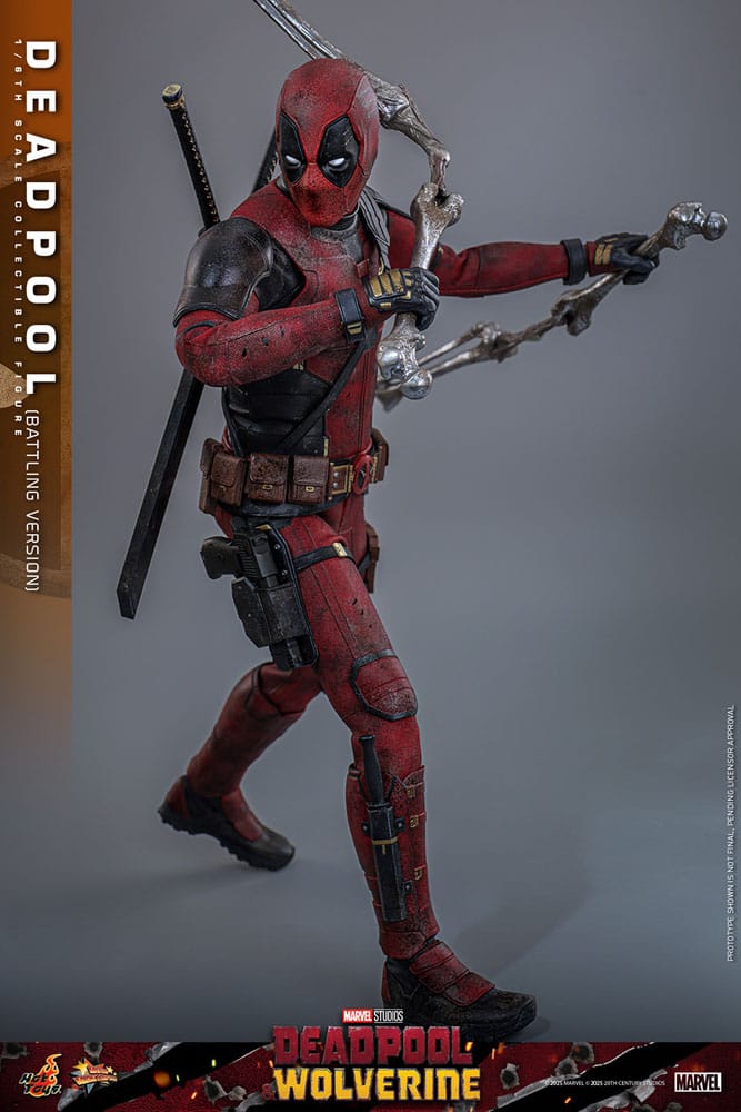 Deadpool & Wolverine Movie Masterpiece Action Figure 1/6 Deadpool (Battling Version) 31 cm