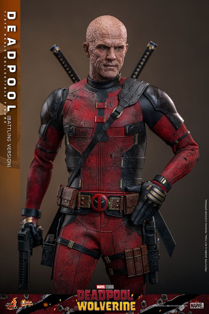 Deadpool & Wolverine Movie Masterpiece Action Figure 1/6 Deadpool (Battling Version) 31 cm
