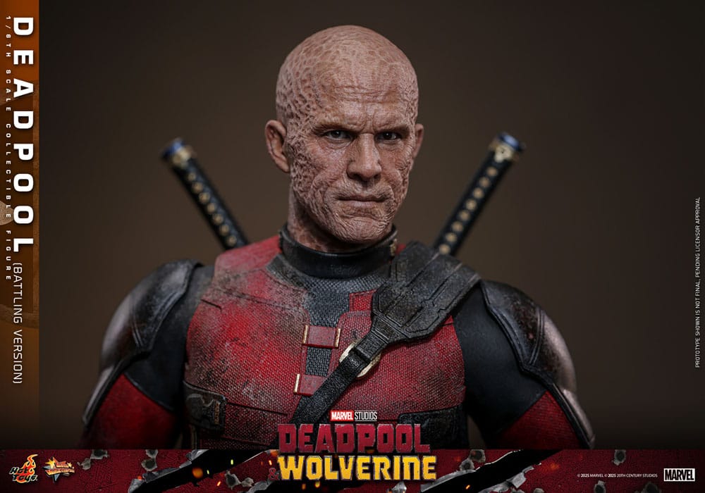 Deadpool & Wolverine Movie Masterpiece Action Figure 1/6 Deadpool (Battling Version) 31 cm