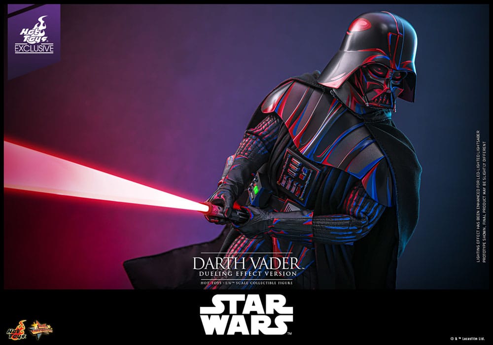 Star Wars Movie Masterpiece Action Figure 1/6 Darth Vader (Dueling Effect Version) Hot Toys Exclusive 35 cm