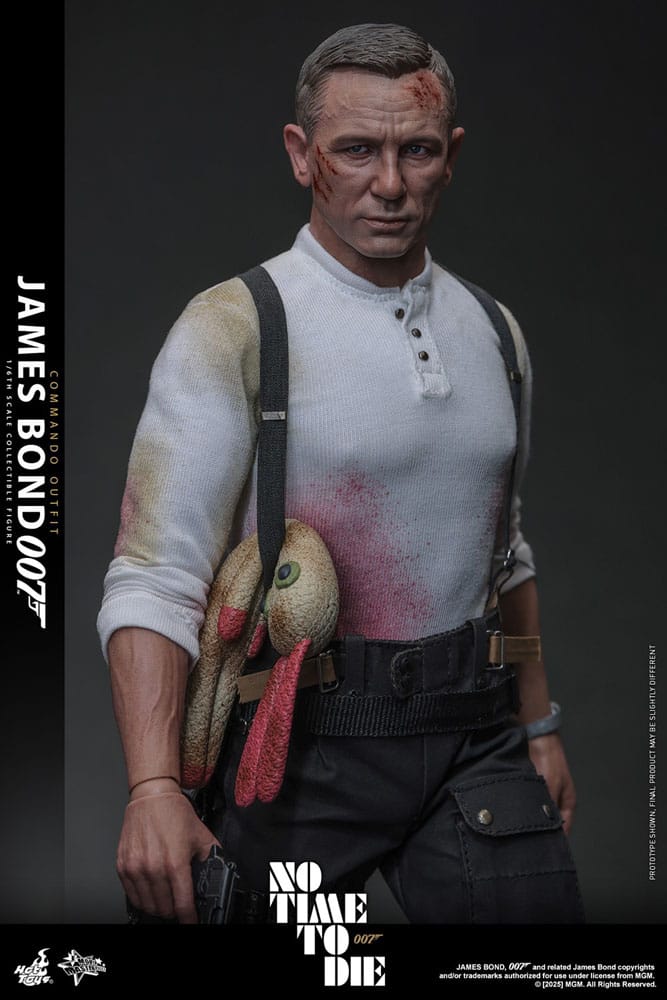 No Time To Die Movie Masterpiece Action Figure 1/6 James Bond (Commando Outfit) Hot Toys Exclusive 30 cm