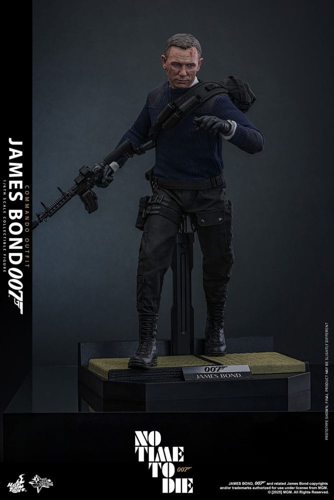 No Time To Die Movie Masterpiece Action Figure 1/6 James Bond (Commando Outfit) Hot Toys Exclusive 30 cm
