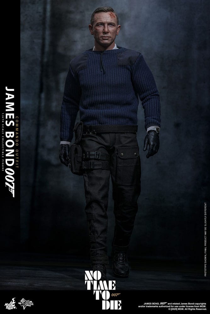 No Time To Die Movie Masterpiece Action Figure 1/6 James Bond (Commando Outfit) Hot Toys Exclusive 30 cm