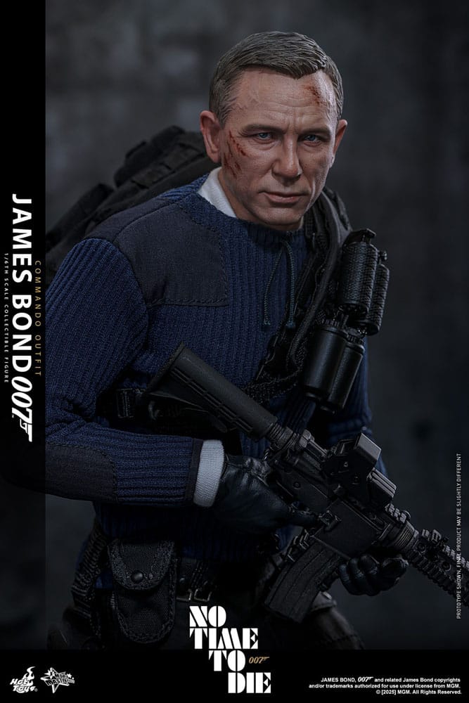 No Time To Die Movie Masterpiece Action Figure 1/6 James Bond (Commando Outfit) Hot Toys Exclusive 30 cm