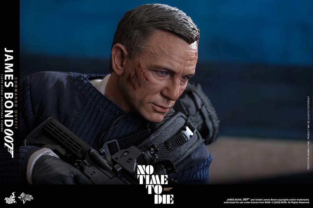 No Time To Die Movie Masterpiece Action Figure 1/6 James Bond (Commando Outfit) Hot Toys Exclusive 30 cm