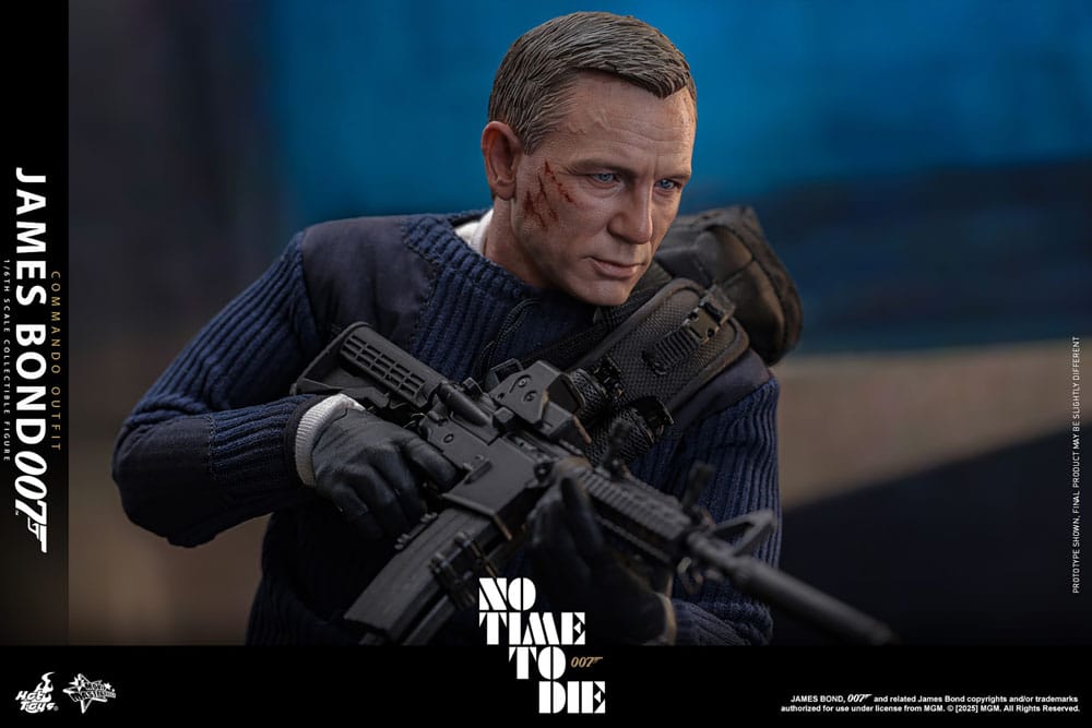 No Time To Die Movie Masterpiece Action Figure 1/6 James Bond (Commando Outfit) Hot Toys Exclusive 30 cm
