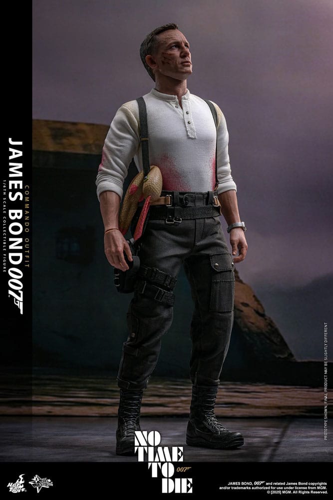 No Time To Die Movie Masterpiece Action Figure 1/6 James Bond (Commando Outfit) Hot Toys Exclusive 30 cm