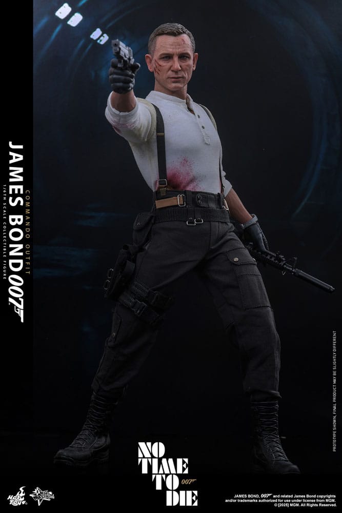 No Time To Die Movie Masterpiece Action Figure 1/6 James Bond (Commando Outfit) Hot Toys Exclusive 30 cm