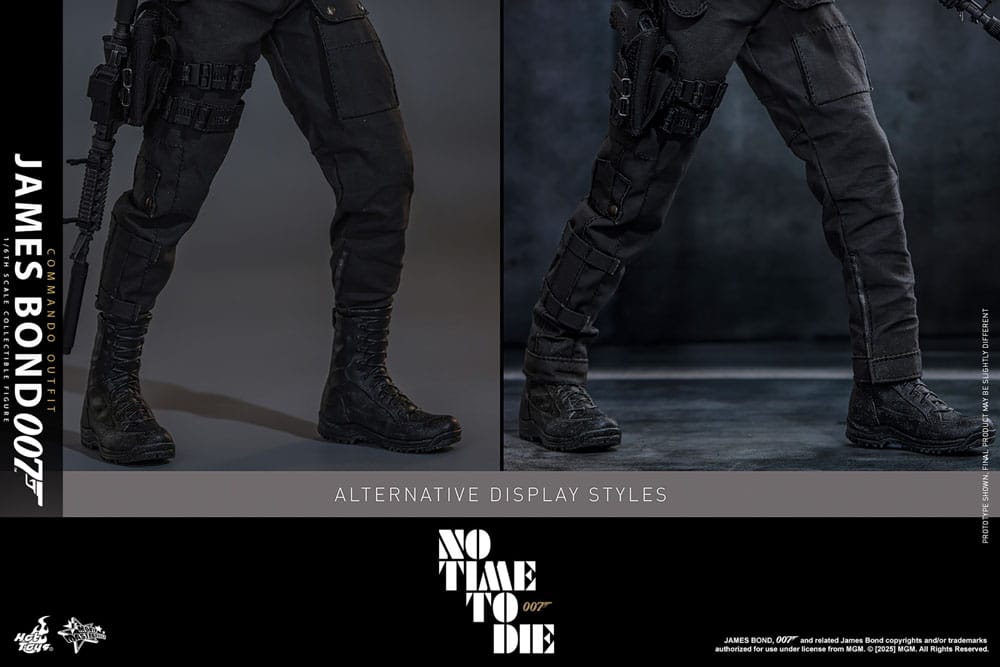 No Time To Die Movie Masterpiece Action Figure 1/6 James Bond (Commando Outfit) Hot Toys Exclusive 30 cm