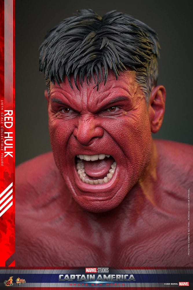 Captain America: Brave New World Movie Masterpiece Action Figure 1/6 Red Hulk 47 cm